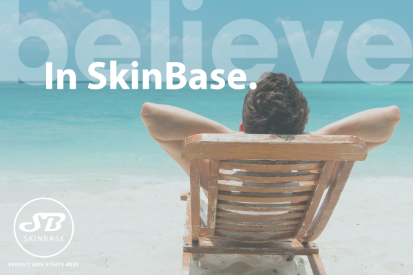believe in treating sun damaged skin with SkinBase