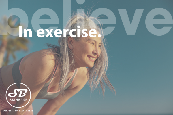 believe in the role of exercise in skincare